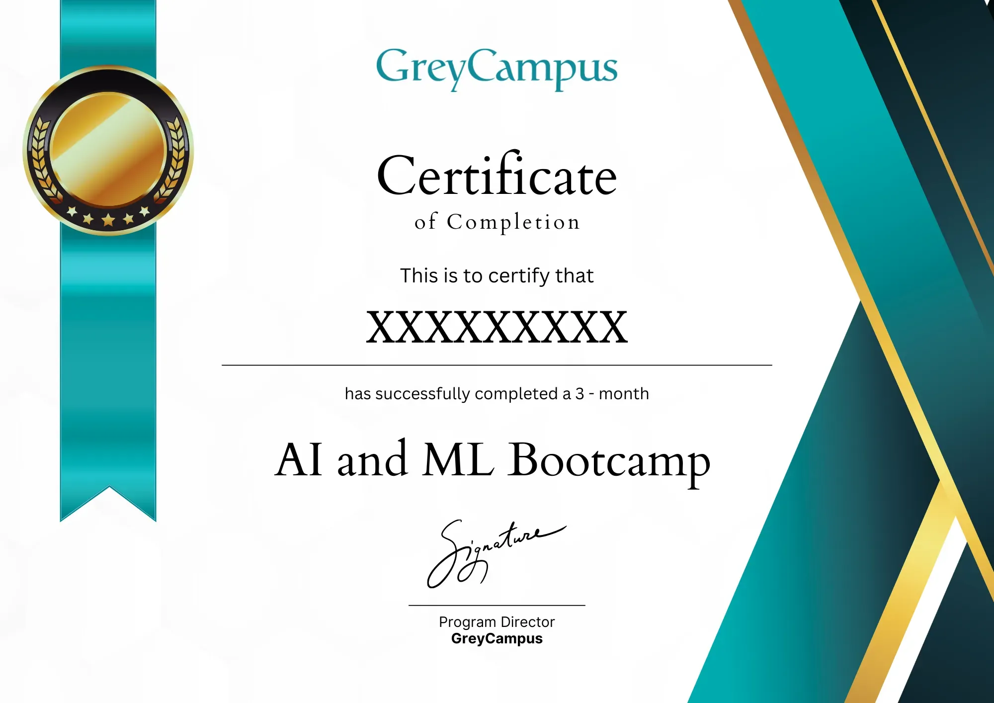 GreyCampus Data Science Certificate
